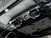 AWE Valve Motor Bracket for 2018 + Mustang GT with the Active Valve Performance Exhaust - Mounted